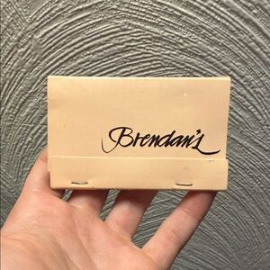 Vintage Brendan's matchbook from Buffalo NY nostalgia 🎥 movie prop ✨ Collectible